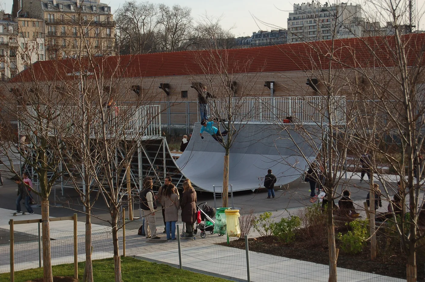 Skatepark du parc Martin-Luther-King, photo d’archive